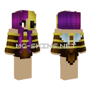 Bumble Bee Halloween Outfit Minecraft skin