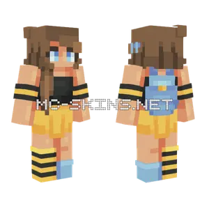 Bumblebee Girl Minecraft skin