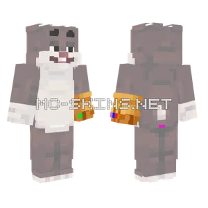 Bunny Cartoon Meme Thanos Minecraft skin
