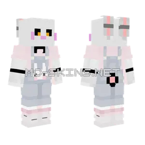 Bunny Farmer Girl Minecraft skin