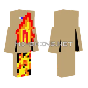 Burned Villager Minecraft skin