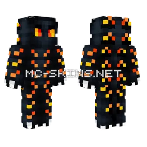 Burning Godzilla Minecraft skin