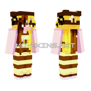 Busy Bee Mob Series Minecraft skin