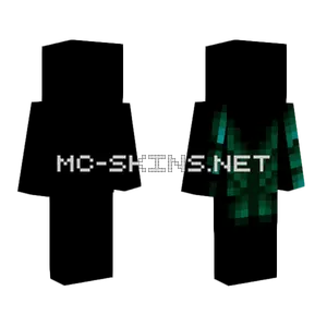 Butterfly Wings Dark Green Minecraft skin