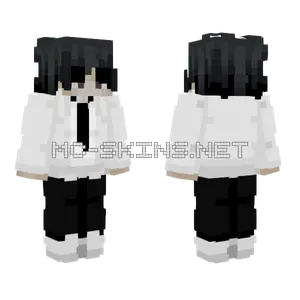 Button Up Minecraft skin