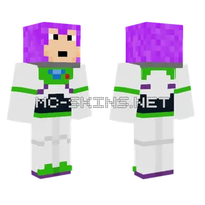 Buzz Lightyear Minecraft skin