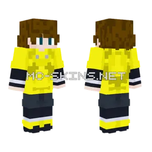 Bvbyamiyamibvb Yellow Outfit Minecraft skin