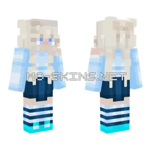 By The Water Girl Minecraft skin