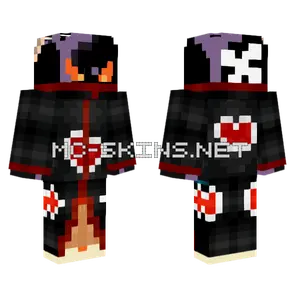 Bybairus Akatsuki Cloak Minecraft skin