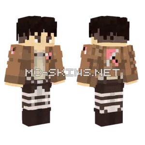 Bypxtron V Levi Minecraft skin