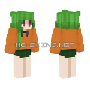 Cactus Girl Minecraft skin