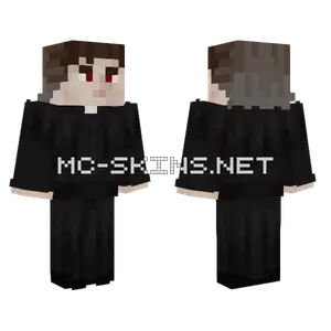 Cain Black Suit Minecraft skin