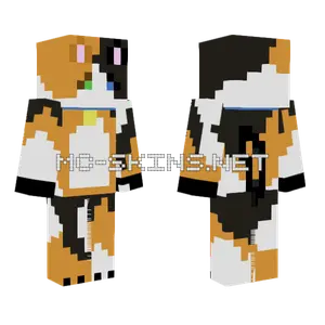 Calico Cat Minecraft skin