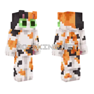 Calico Cat Minecraft skin