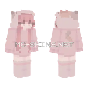 Calico Cat Girl Minecraft skin