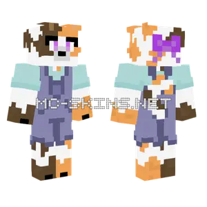 Calico Cat Outfit Minecraft skin