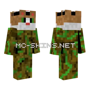 Camo Cat Minecraft skin