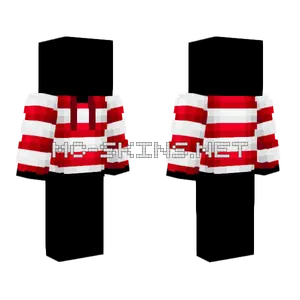 Candy Cane Stripe Sweater Minecraft skin