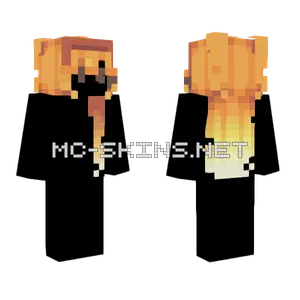 Candy Corn Fox Minecraft skin