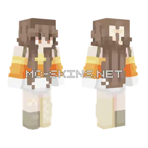 Candy Corn Girl Minecraft skin