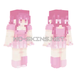 Candy Pink Girl Minecraft skin