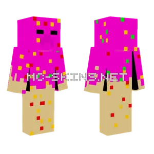 Candy Zombie Minecraft skin