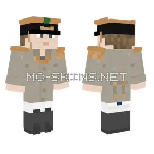 Capitaine Greatcoat Minecraft skin