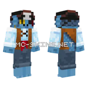 Capitao Aqua Bob Esponja Minecraft skin