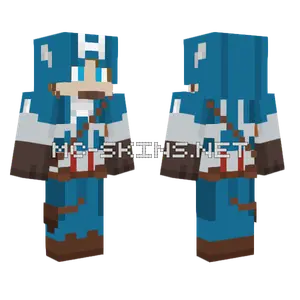 Captain America 2011 Minecraft skin