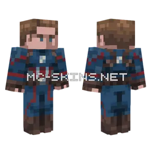 Captain America Minecraft skin
