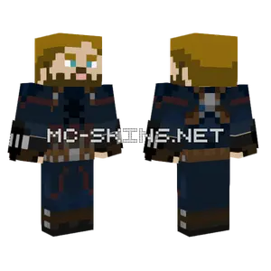 Captain America Infinity War Minecraft skin