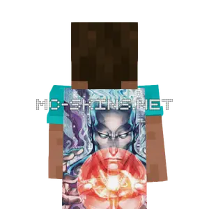 Captain Atom cape, outside and lining
