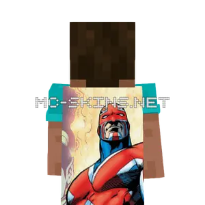 Captain Britain cape, outside and lining