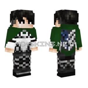 Captain Levi Minecraft skin