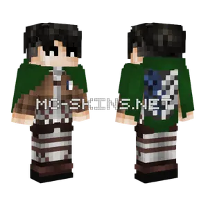 Captain Levi Ackerman AOT Minecraft skin