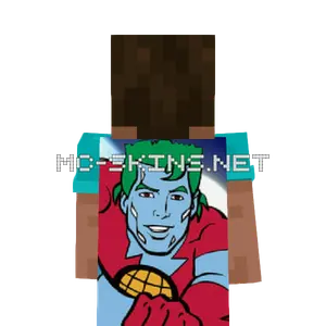 Captain Planet cape, outside and lining