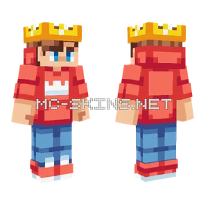 Capture The Flag Boy NPC Minecraft skin