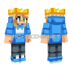 Capture The Flag Girl Minecraft skin
