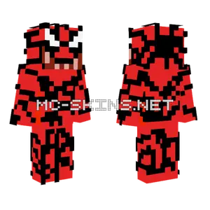 Carnage Red Suit Minecraft skin