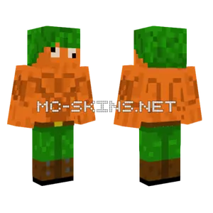Carrot Bloke Minecraft skin