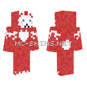 Cartoonish Red Panda Minecraft skin