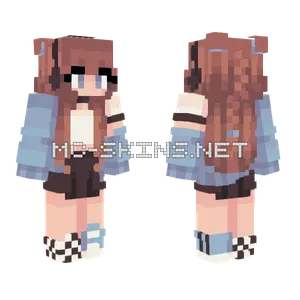 Casual Blue Minecraft skin