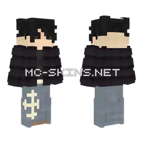 Casual Boy Puffy Jacket Minecraft skin