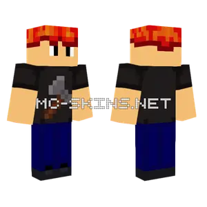 Casual Fireyblade Minecraft skin