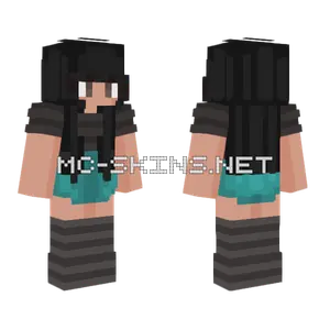 Casual Kind Girl Minecraft skin
