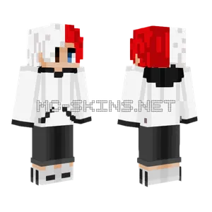 Casual Todoroki Minecraft skin