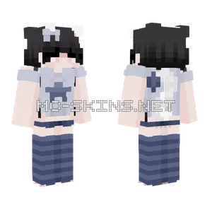 Cat Ears Girl Minecraft skin