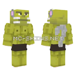 Cat Girl Shrek Minecraft skin