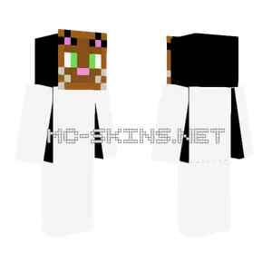 Cat Head Meow Minecraft skin