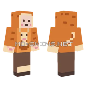 Cat Hoodie Minecraft skin